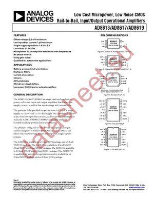 AD8617ARMZ-R2 datasheet  